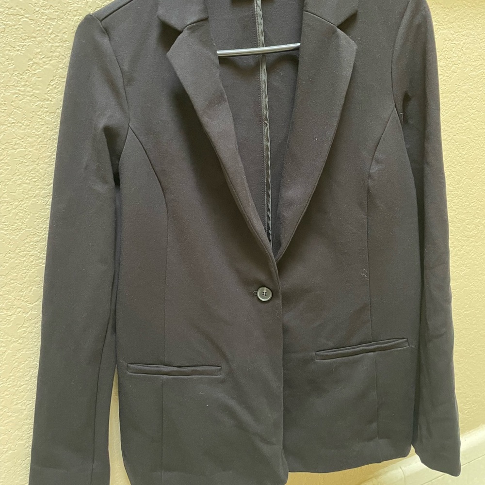 Black sweater blazer size Medium